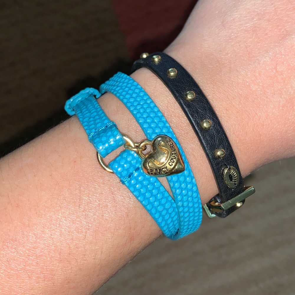Juicy Couture buckle bracelet set